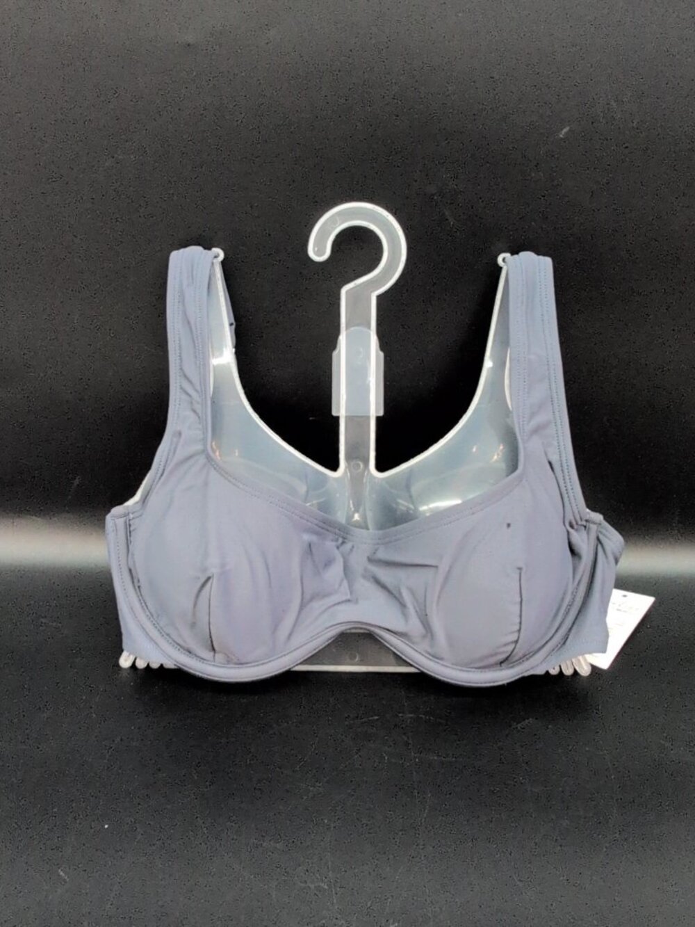 Cupshe Underwire Bikini Top Swimwear Small Gray NWT